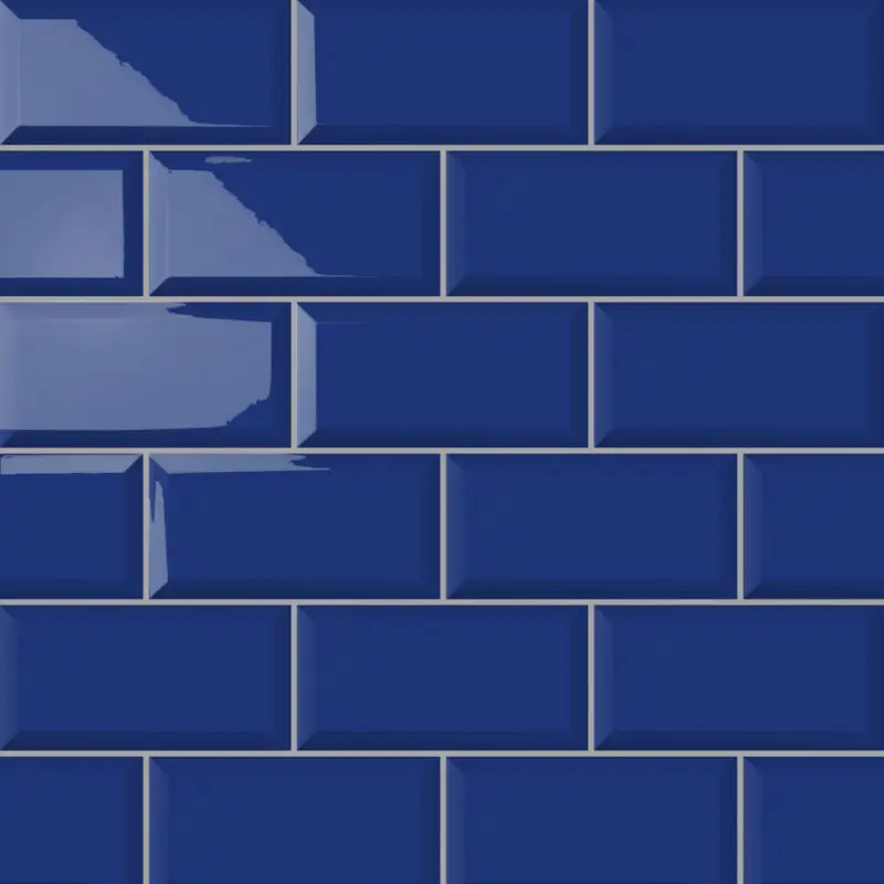 Wandtegel metrotegel 10×20 Marine Blauw glans Rechtstreeks Van De Fabrikant