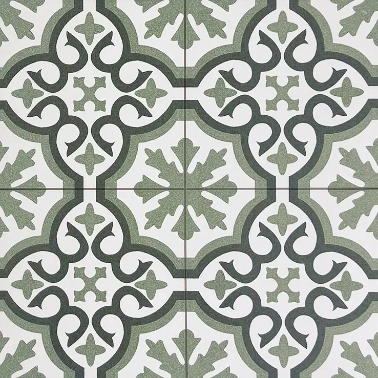 Shop Nu Vloertegel – Wandtegel Chelsea groen vintage 45×45 4-in-1 R9