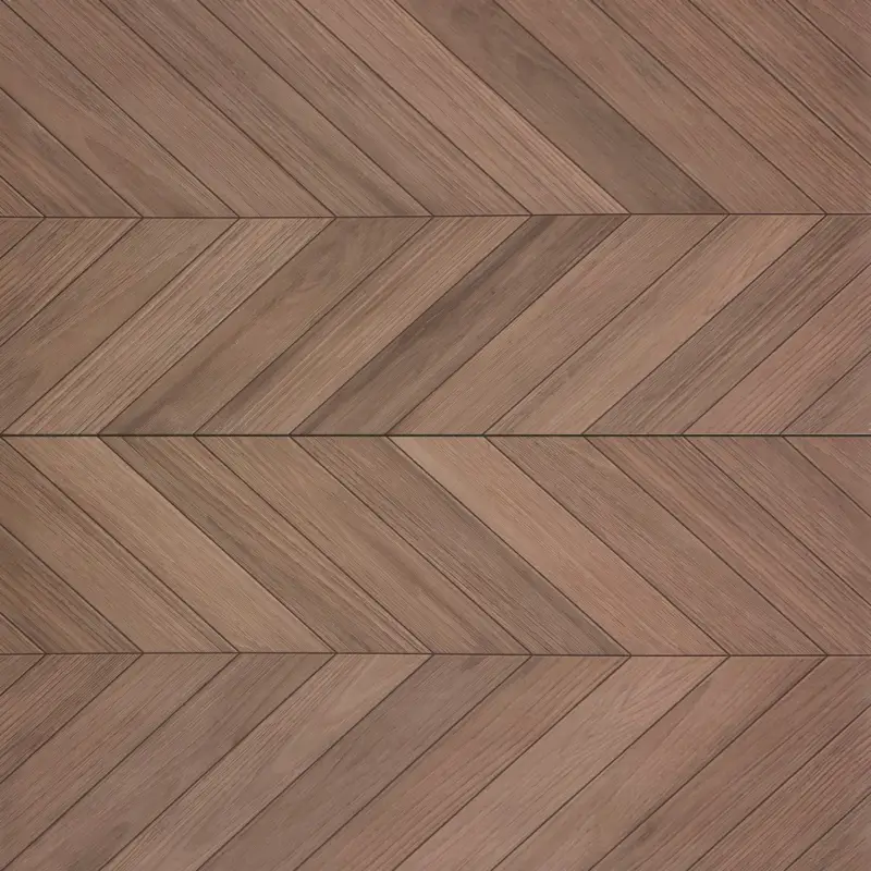 Wandtegel houtlook Kumi chevron cherry 60×120 gerectificeerd Weekendaanbieding
