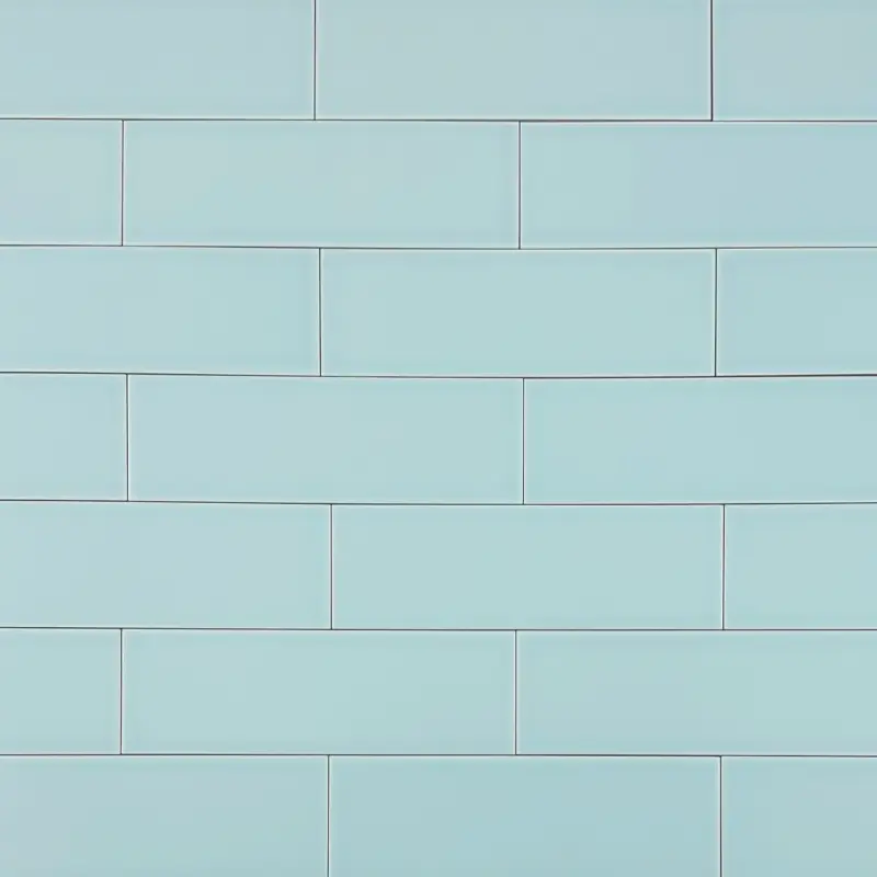Gratis Retour Wandtegel Nara licht blauw mat 8×25