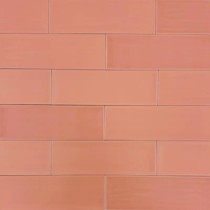 Populair Wandtegel Aria siena terracotta mat 10×30