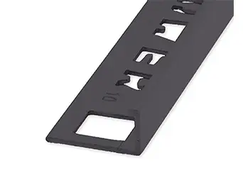 Profilpas tegelprofiel 8 zwart aluminium Nieuw