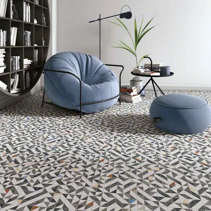 Veilige Betaling Mozaiek tegels – Vives Seine Havre-R Grafito – 20×20