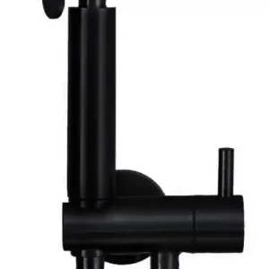 304 bidet handdoucheset mat zwart Nu Kopen