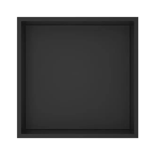 Best-design nero "kaya" inbouwnis 30.5x30.5x7 cm mat-zwart Tijdelijk Beschikbaar