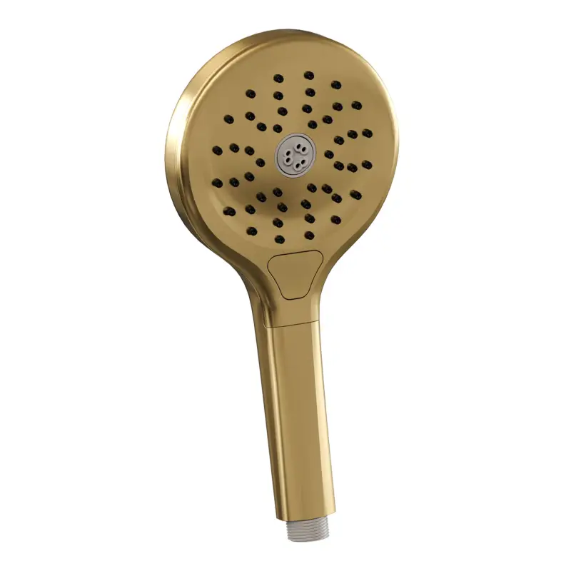 Actieprijs 3-Standen handdouche in geborsteld goud met PVD coating
