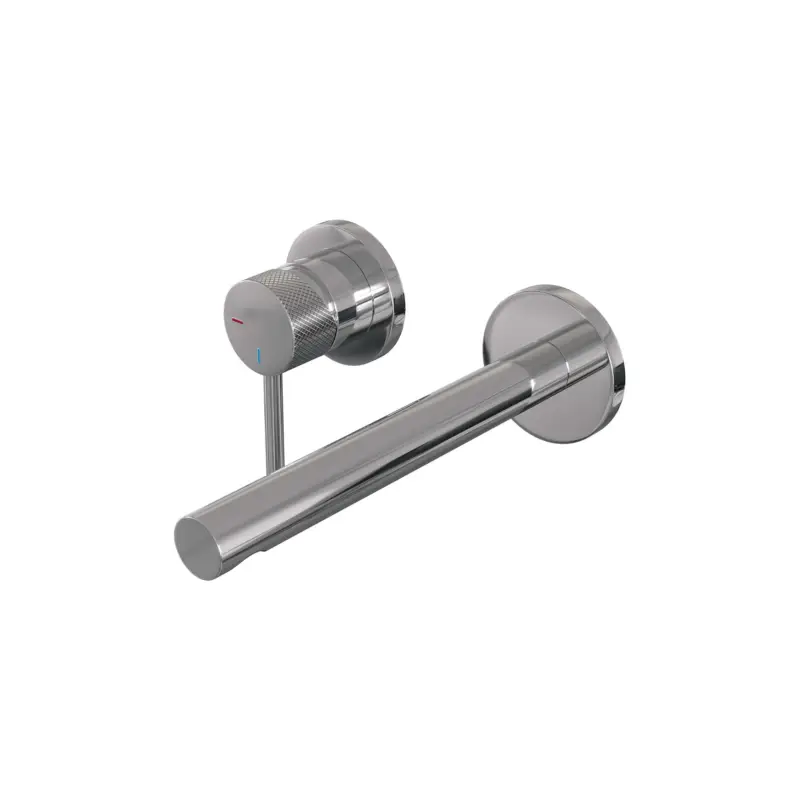 Rechtstreeks Van De Fabrikant Chrome Carving inbouw wastafelmengkraan met rechte uitloop, rozetten model A2