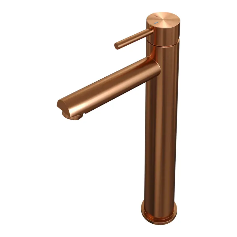 Weekendaanbieding Opbouw wastafelmengkraan model A, koper geborsteld PVD - BRAUER Copper Edition