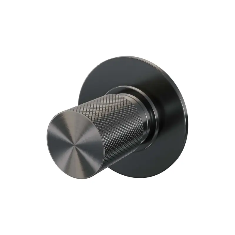 Actieprijs Gunmetal Carving losse inbouw stopkraan - gunmetal geborsteld PVD - in- en afbouwdelen