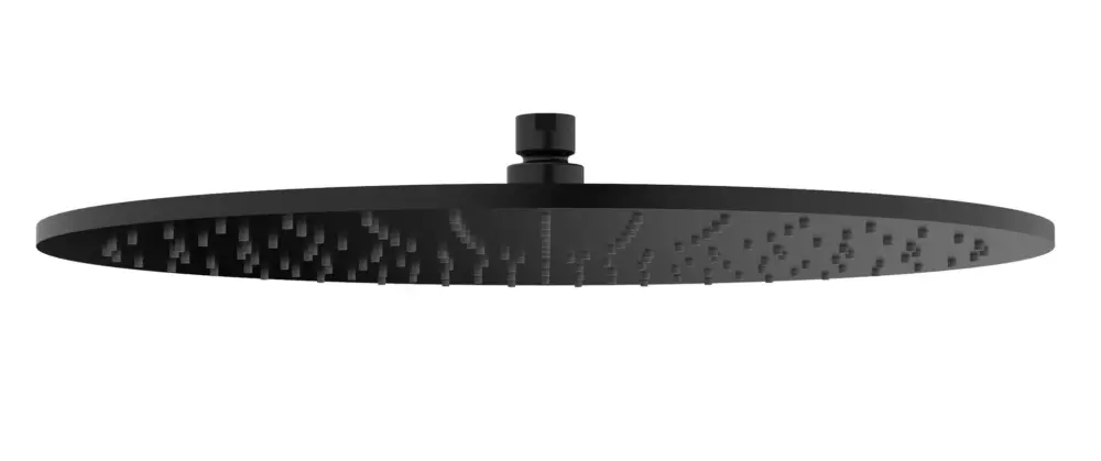 Caral hoofddouche rond 40 x 0,8 cm mat zwart Laatste Kans