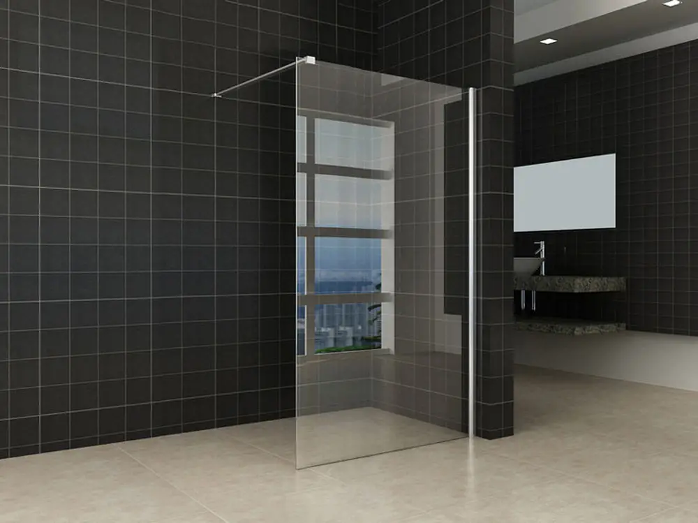 Nieuw Comfort inloopdouche 1100 x 2000 x 10 mm nano helder glas/chroom