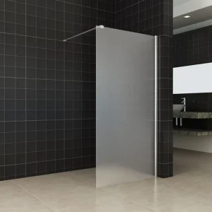Weekendaanbieding Comfort inloopdouche 1200 x 2000 x 10 mm nano melkglas/chroom