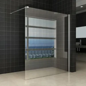 Weekendaanbieding Comfort inloopdouche 1600 x 2000 x 8 mm nano helder glas/chroom