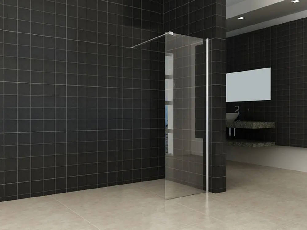 Comfort inloopdouche 600 x 2000 x 10 mm nano helder glas/chroom Dagaanbieding