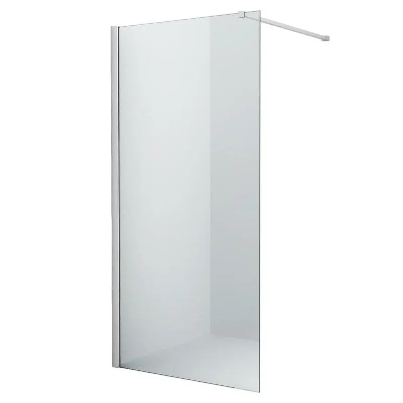 Douchewand Luca 90x200cm Antikalk Helder Glas Chroom Korting