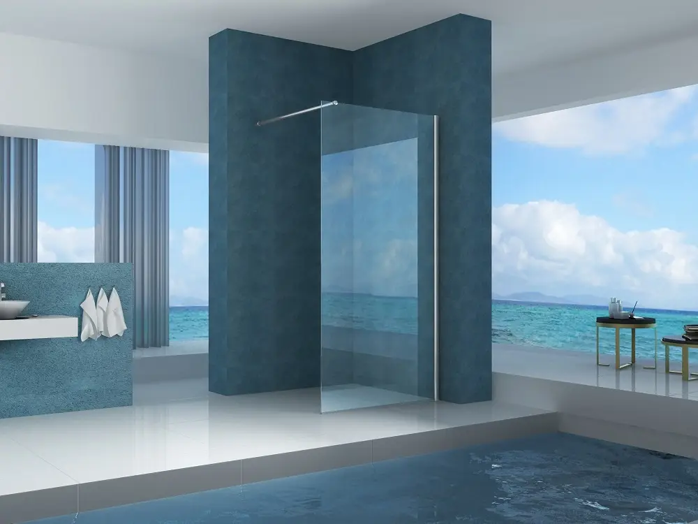 Eco inloopdouche 800 x 2000 x 8 mm nano helder glas/chroom Meest Verkocht