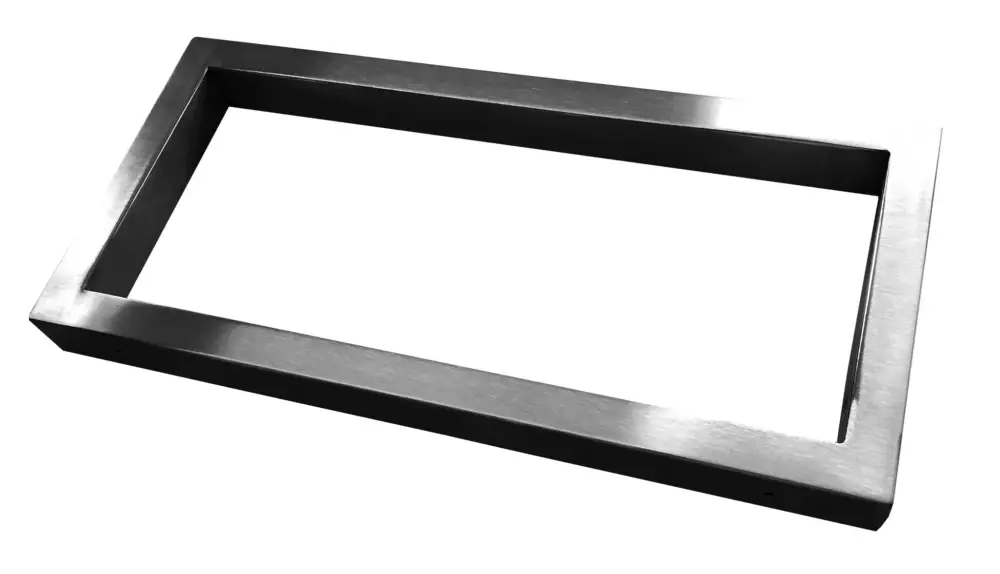 Geborsteld stalen vierkante supportbeugel 46x22 Speciale Aanbieding