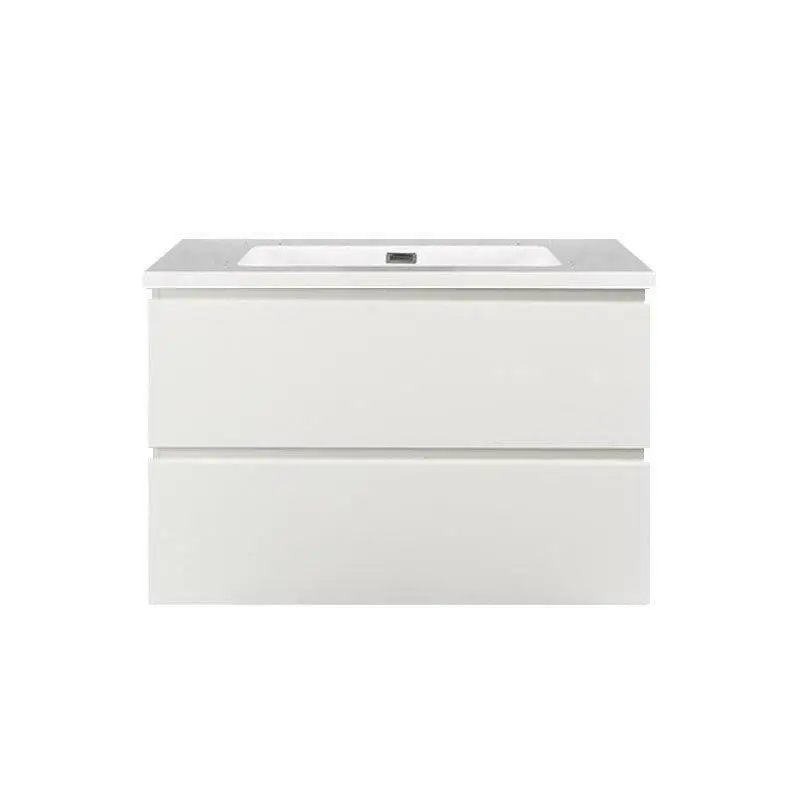 Onderkast badkamermeubel Tieme hoogglans wit 80x50x48cm Lage Prijs