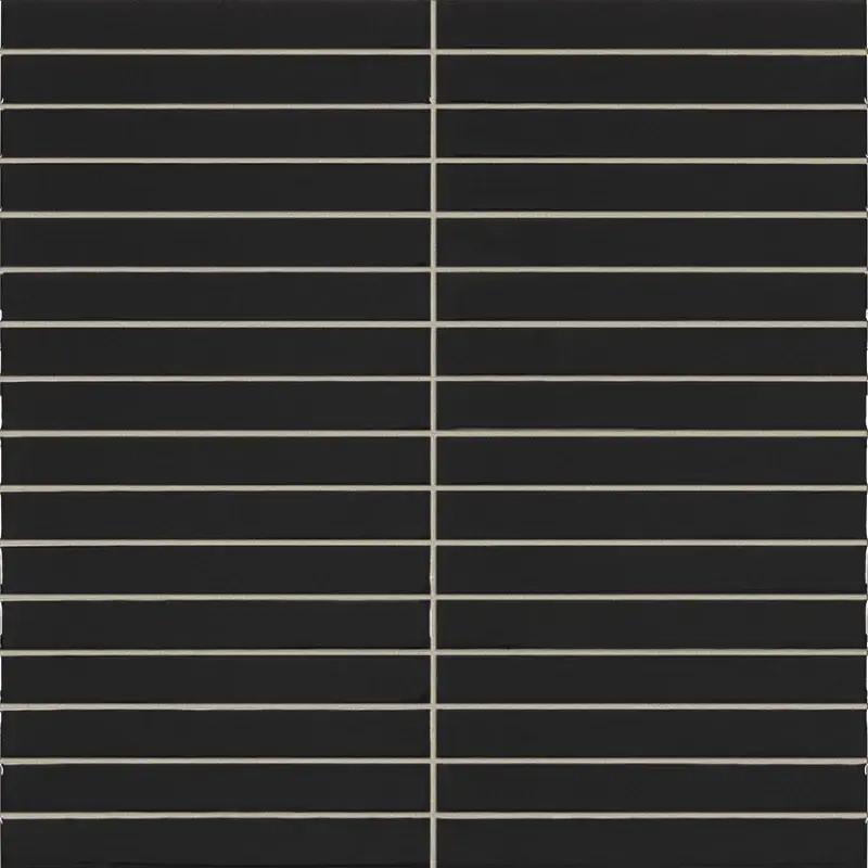 Laatste Kans Pencil Kromo Black mozaiektegel 35x35cm