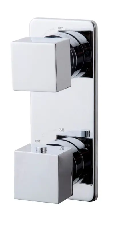 Rombo inbouw 2-wegs douchethermostaat chroom Hete Deal