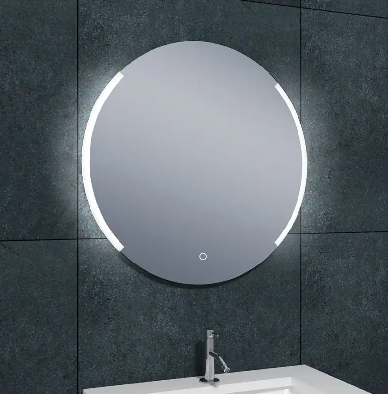 Round spiegel rond met LED, dimbaar en spiegelverwarming 80 cm Express Levering
