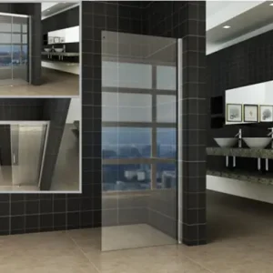 Uitverkoop Side zijwand voor Puerta en Slide nisdeur 1400 x 2000 x 8 mm nano helder glas/chroom
