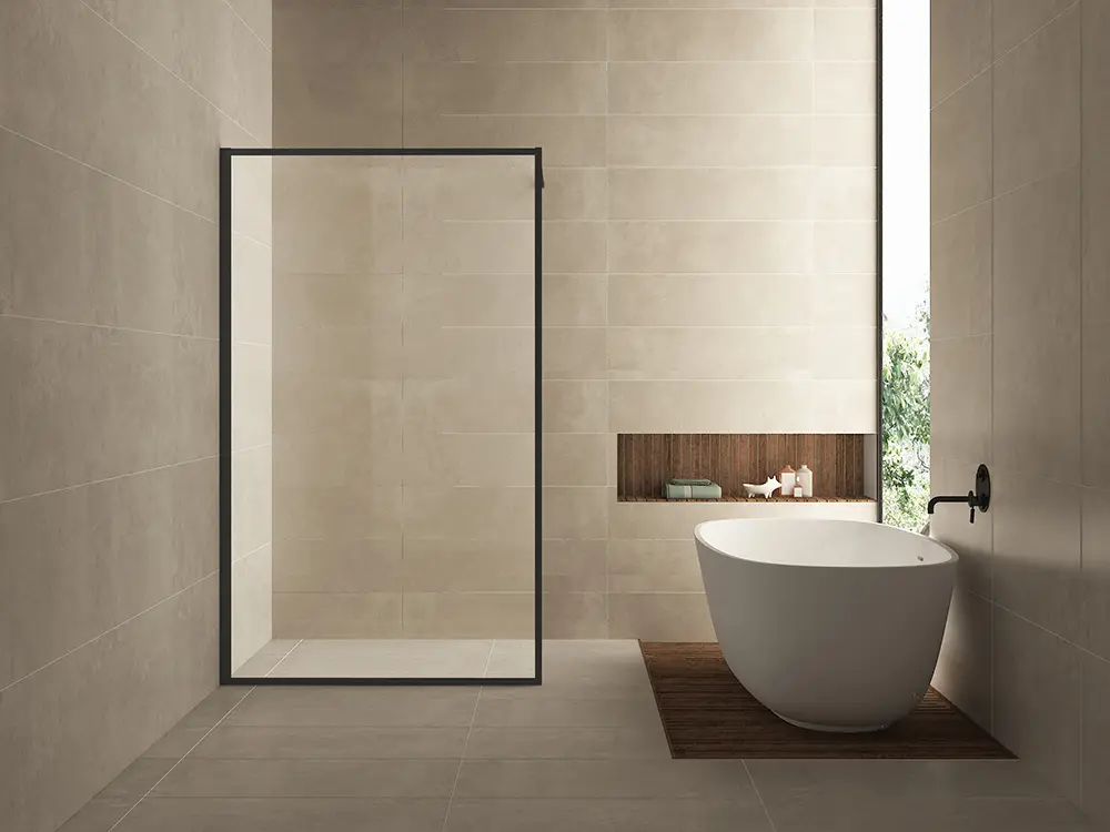 Veilige Betaling Square inloopdouche 800 x 2000 x 10 mm nano helder glas/mat zwart