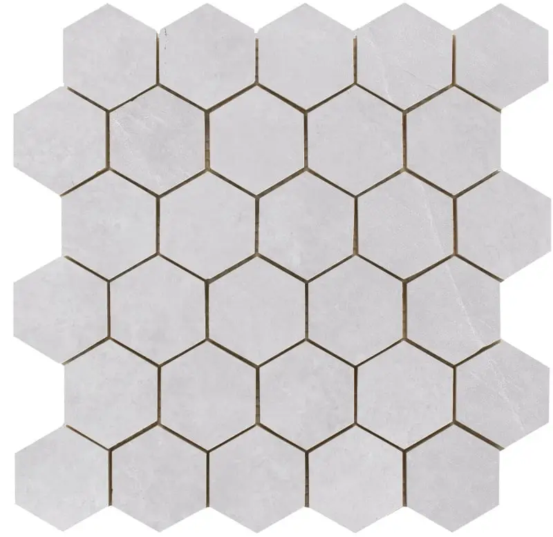 Statale Pearl hexagon mozaiek op net van 26,3x27,4 Betaalbaar