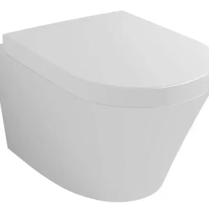 Vesta wandcloset met Vesta toiletzitting softclose en quick release glans wit Direct Verzonden