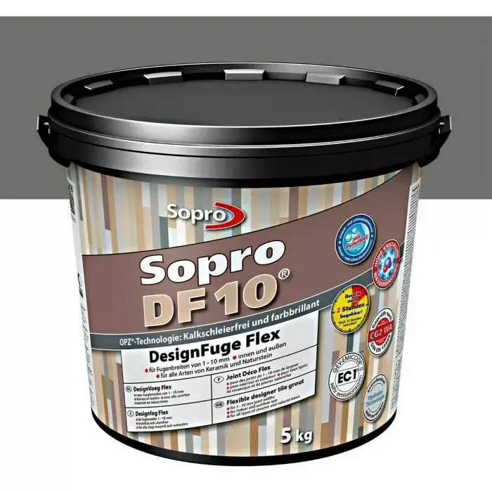 Voegmortel Sopro DF 10 Flexibel basalt nr. 64 5kg Exclusieve Aanbieding