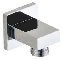 Wandaansluitbocht vierkant 1/2" chroom Direct Beschikbaar