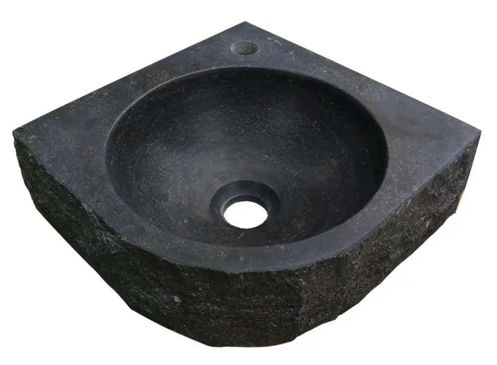 Wiesbaden hamerslag hoekfontein 30x30x10 cm hardsteen gezoet Must-Have