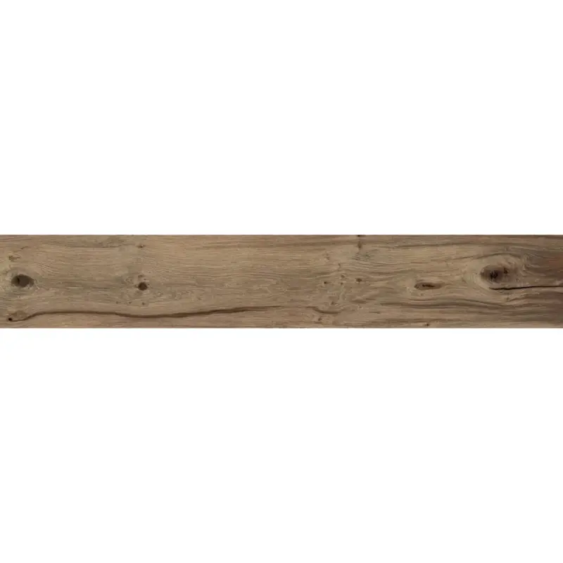 Houtlook - Vloertegel - Donkerbruin - 20x120cm - Mat - F25NWBR Op = Op