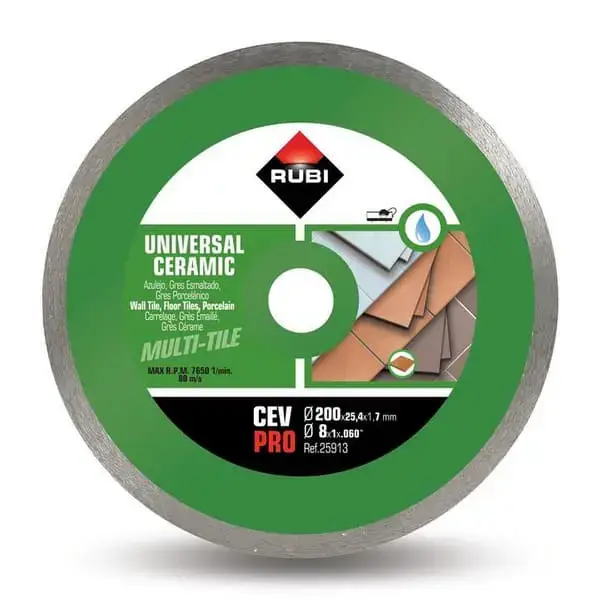 Aanbieding Rubi Superpro CEV-200 Diamantzaagblad - 200mm - Nat