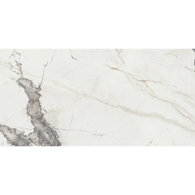 Veilige Betaling Marmerlook - Vloertegel - Grijswit - 60x120cm - Gepolijst - F25SEIS