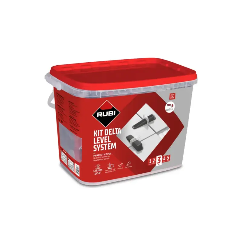 Favoriet Rubi Delta Levelling Systeem Kit Brida - 1,5mm