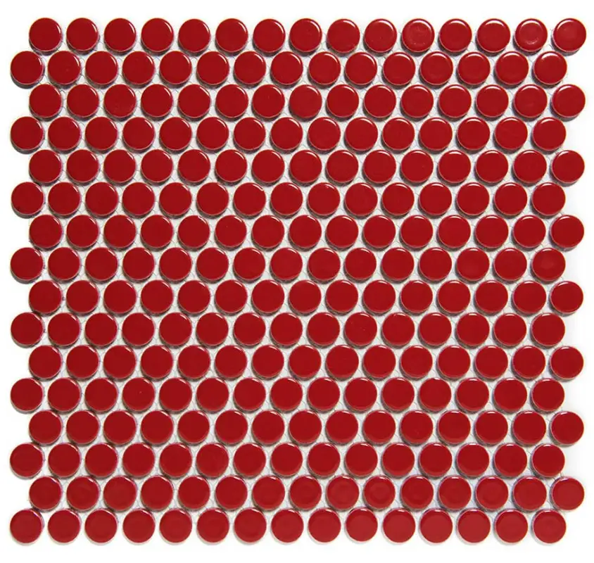 Alleen Vandaag Venice Pennyround Red - Glossy