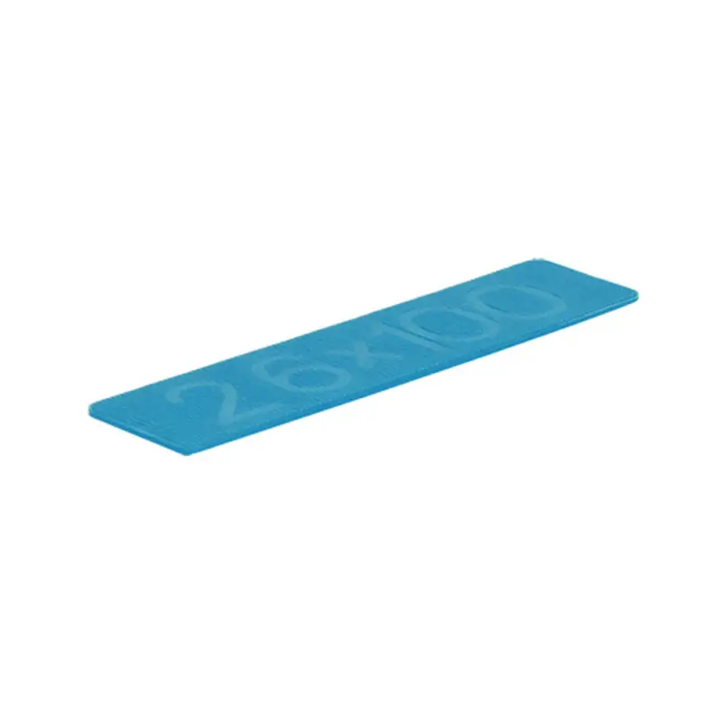 Voordeelprijs Glasblokje 2x26x100mm 1000 stuks – Blauw