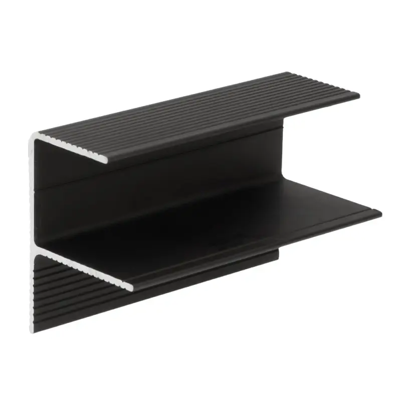 Populair Randafwerkingprofiel inw.28mm Twinson – Zwart – 600cm