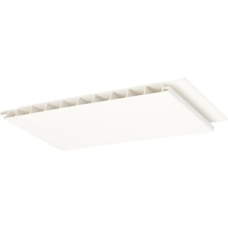 Gecertificeerd Vlakwerkende schroot 165x10mm – Verkeerswit – 600cm