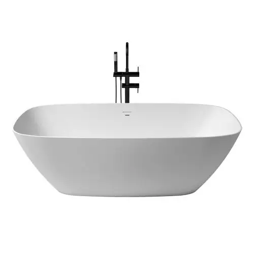 Vrijstaand Solid Surface ligbad Arenal 170x72cm mat wit Koop Vandaag