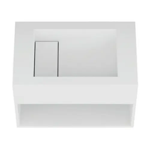 Shop Nu Solid Surface Wastafel Umbriel middle 50x31cm mat wit