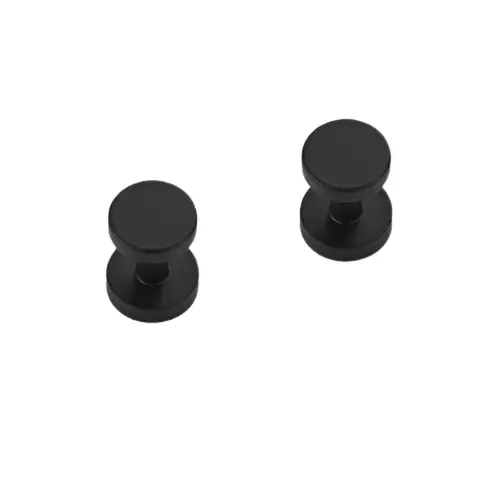 Aanbieding Kleding- en handdoekhaak Ronda 酶28mm mat zwart 2 stuks