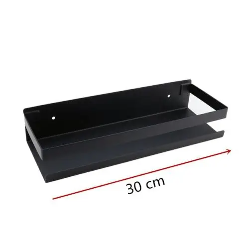Shelf / Planchet Rack mat zwart 30cm Favoriet