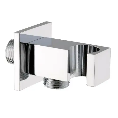 Handdouche houder Hidro chroom met waterinlaat en muuraansluiting Speciale Aanbieding