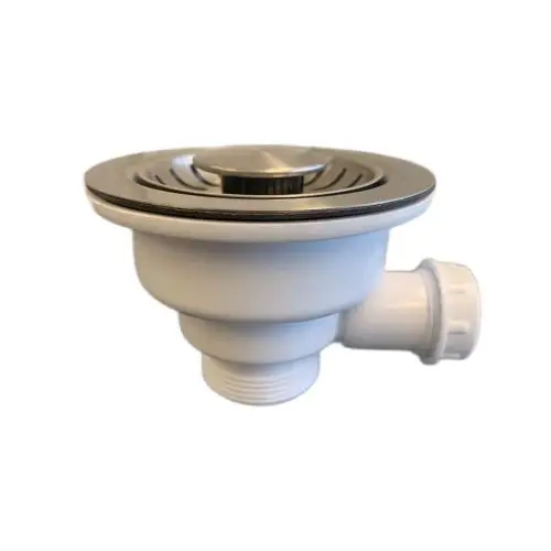 Dagaanbieding Luxe RVS korfplug met clicksysteem voor keuken spoelbak