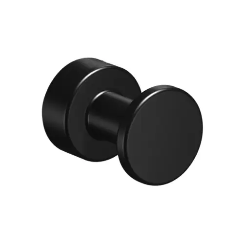 Kleding- en handdoekhaak Techno 酶35mm mat zwart Op = Op