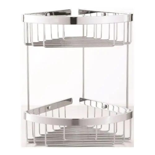 Dubbele zeephouder Levante hoekmodel chroom Express Levering