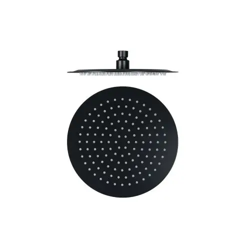 Hoofddouche Slim 酶25cm mat zwart Seizoensaanbieding