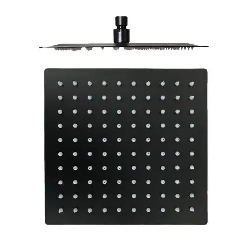 Gratis Retour Hoofddouche Slim 30x30cm mat zwart